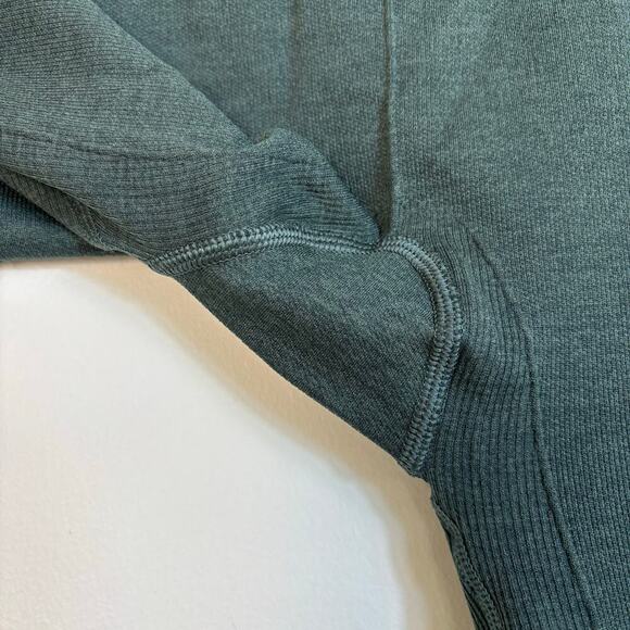 Lululemon Ebb to Street Pant Size 6 Heathered Fuel Green Breathable Yoga Gym - Picture 8 of 12